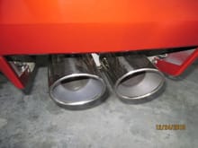 painted OBX exhaust tips
