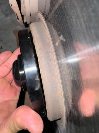 Daylight where it can’t get past the ridge