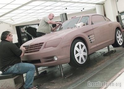 Chrysler Crossfire Clay Model