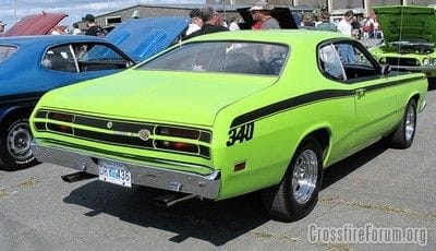 1972 Plymouth Duster Lime Grn Rsvp krm