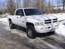 My 99 Ram with new step bars.