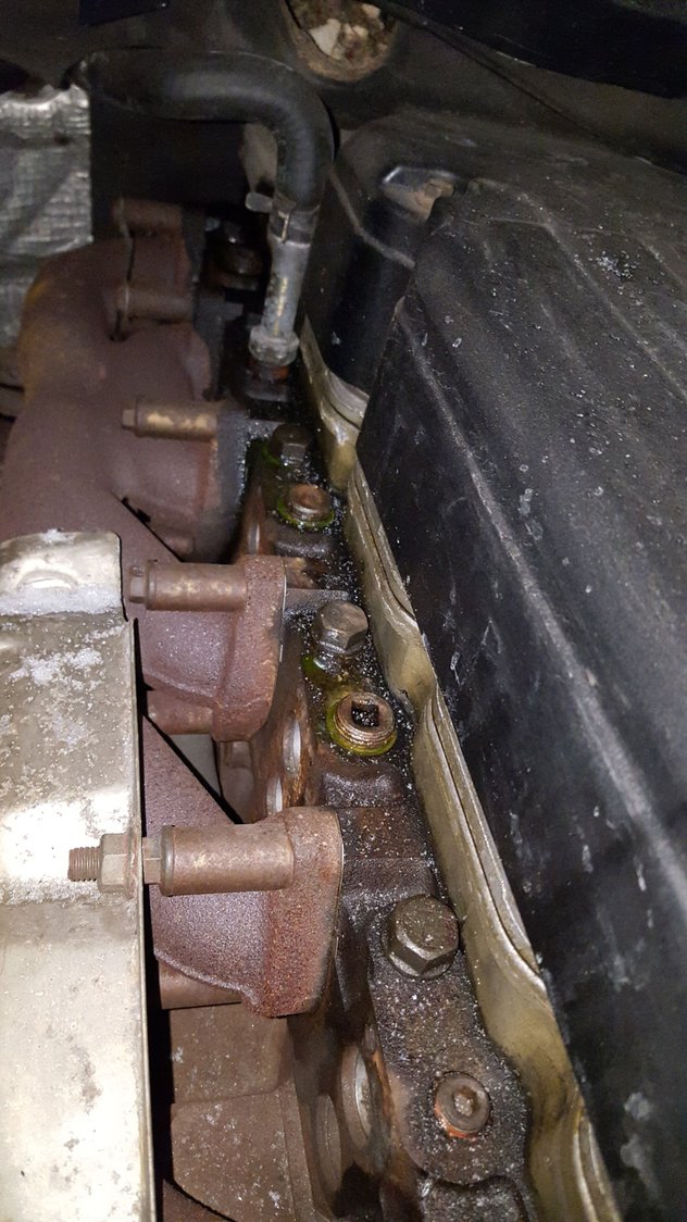 HELP!? leaking coolant from bolts on the head Dodge Diesel Diesel