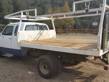 10 foot bed / heavy duty fork lift lumber rack /
