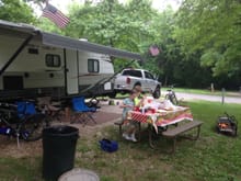 Camping. 30foot bumper pull
