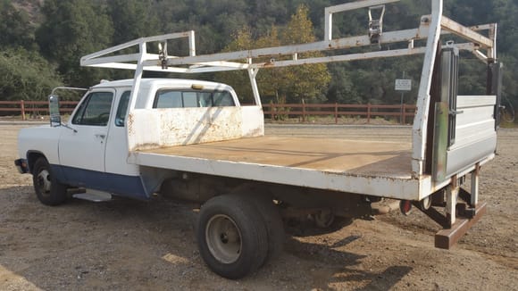 10 foot bed / heavy duty fork lift lumber rack /