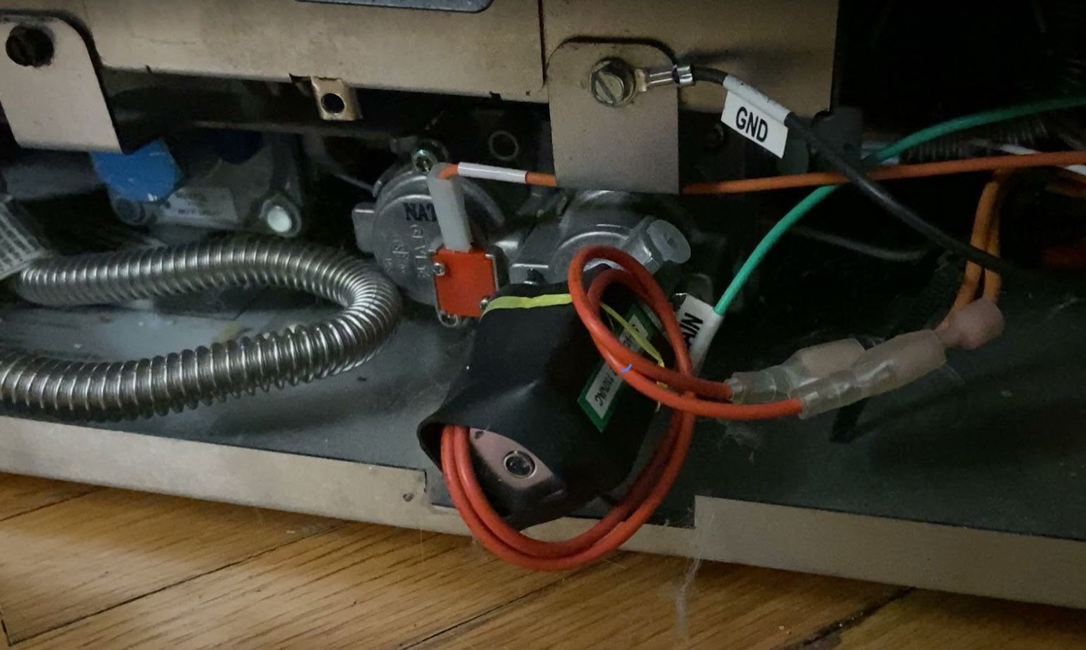 Buzzing black component in gas fireplace Community