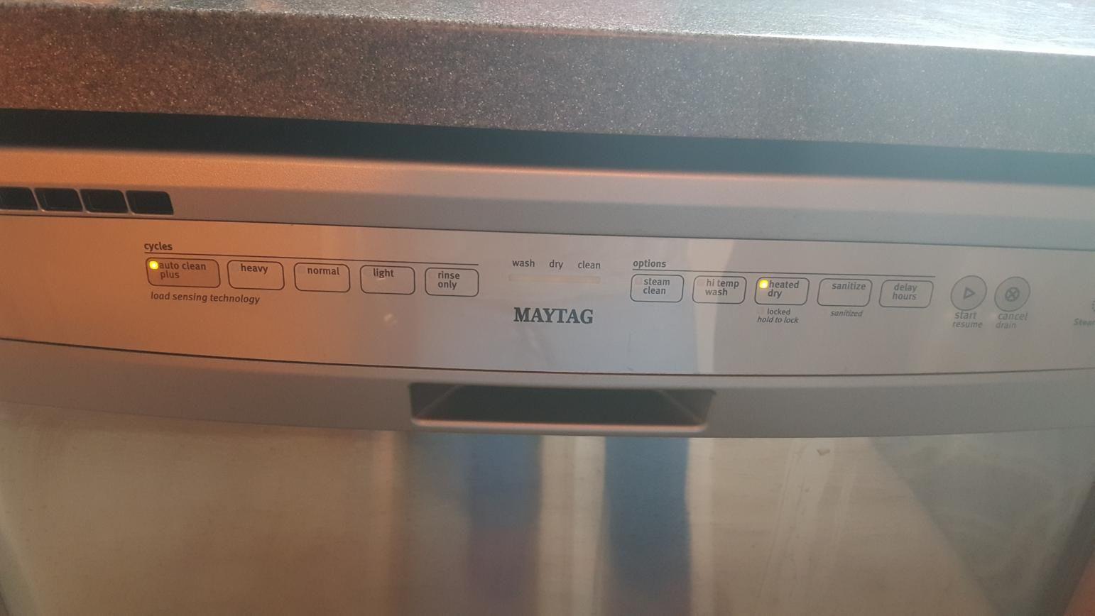 Dishwasher Diagnostic Maytag Dishwasher Troubleshooting Control