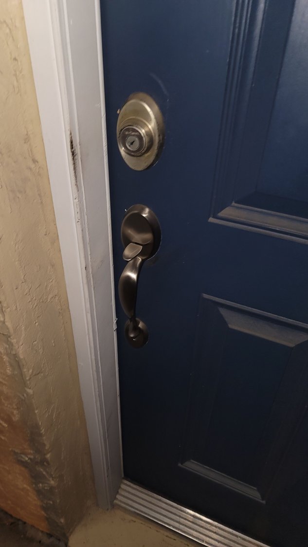 Deadbolt on door is "sticky" or is hard to lock/unlock at times