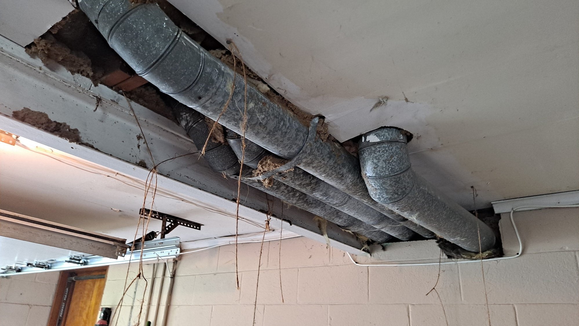 Best Way To Reinsulate Garage Heat Vent Ductwork?