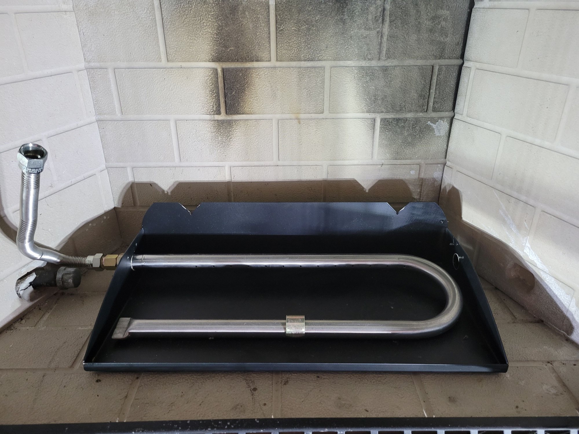 Installing gas logs in fireplace Community Forums