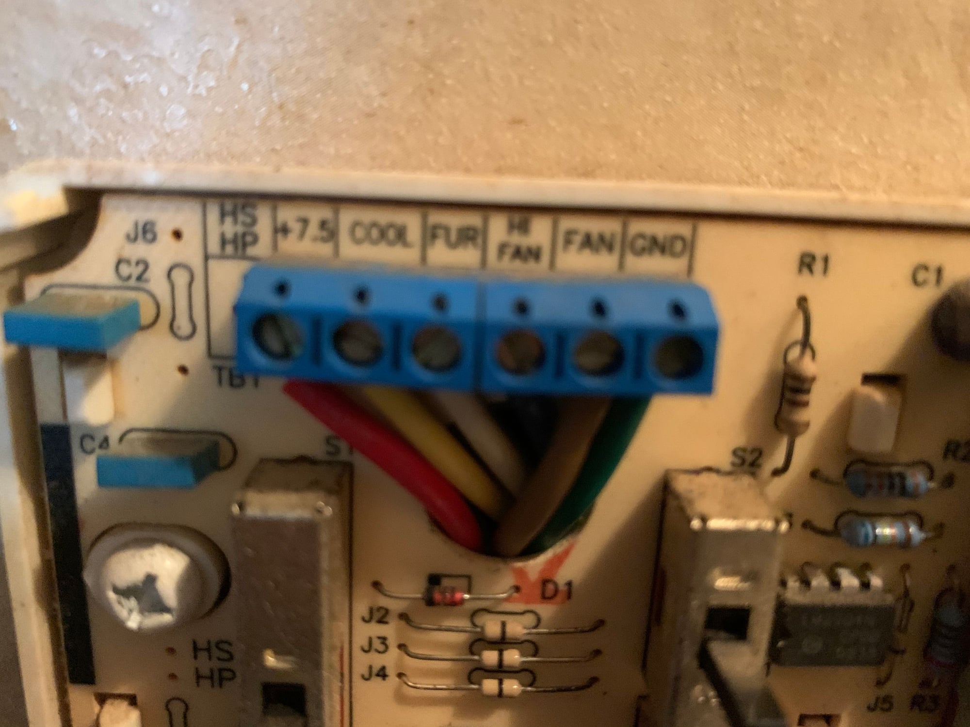 How to wire a/c thermostat - DoItYourself.com Community Forums