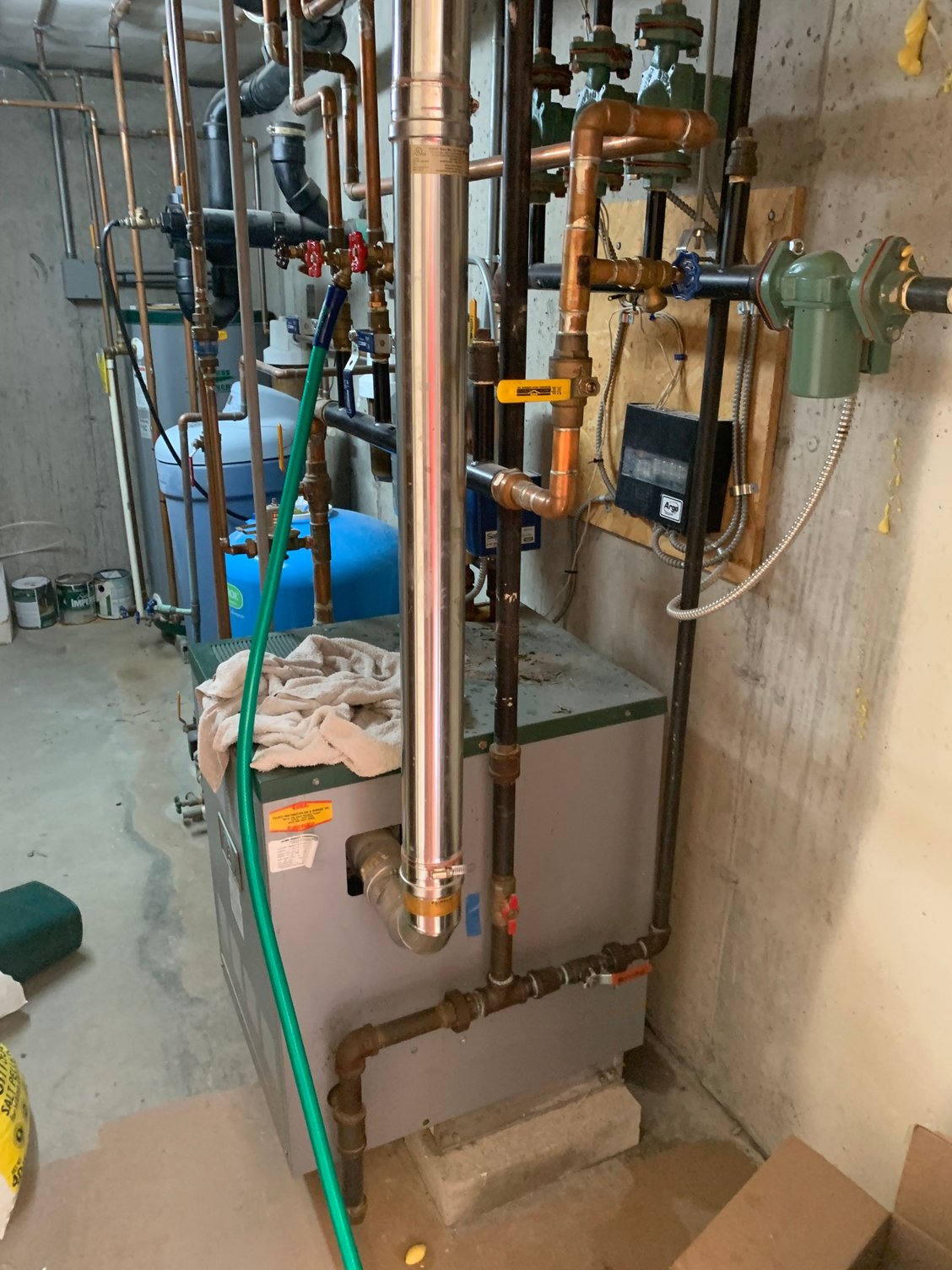 Changed expansion tank now no hot water Community