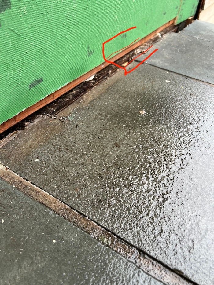 Flashing between wall and porch Community Forums