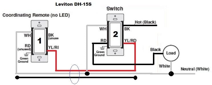 Troubles installing three-way Leviton Smart Switch - DoItYourself.com