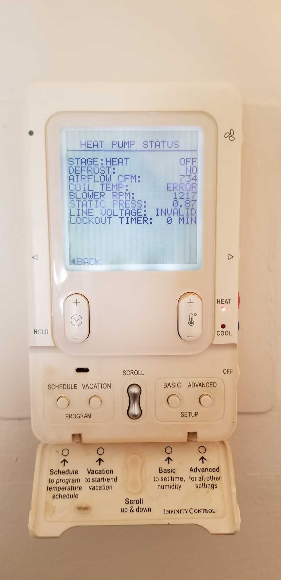 Carrier Infinity 25HNA924310 / FE4ANF002 Community