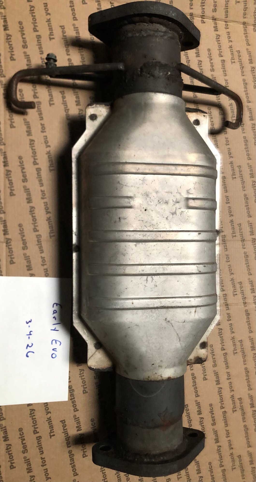 Engine - Exhaust - 3 inch decoy cat converter. - Used - 2003 to 2006 Mitsubishi Lancer Evolution - Henderson, NV 89120, United States