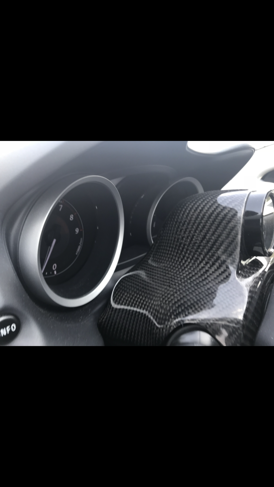 Audio Video/Electronics - Rexpeed Carbon center pod with AEM failsafe A/F and boost gauge - Used - 2008 to 2015 Mitsubishi Lancer Evolution - Fresno, CA 93722, United States