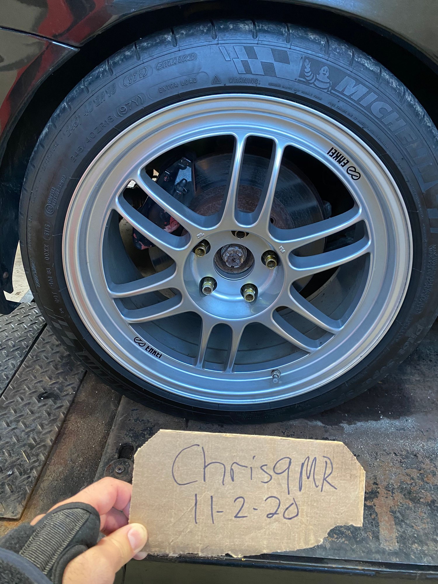 Wheels and Tires/Axles - Enkei RPF1 18X8 - Used - All Years Mitsubishi Lancer Evolution - Rehoboth, MA 02769, United States