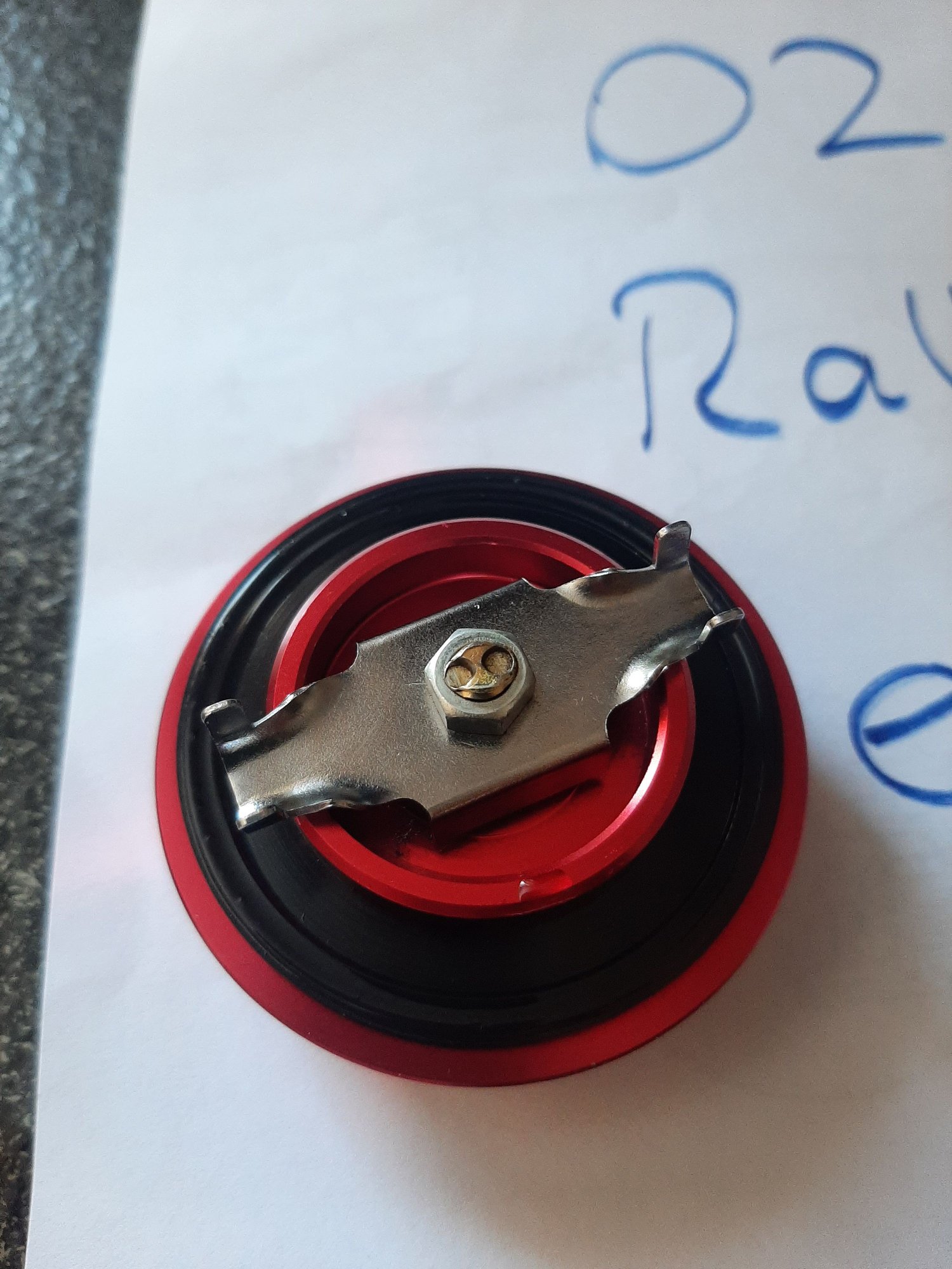 Miscellaneous - Ralliart oil cap - Used - 2003 to 2006 Mitsubishi Lancer Evolution - Winnipeg, MB R3R3G3, Canada