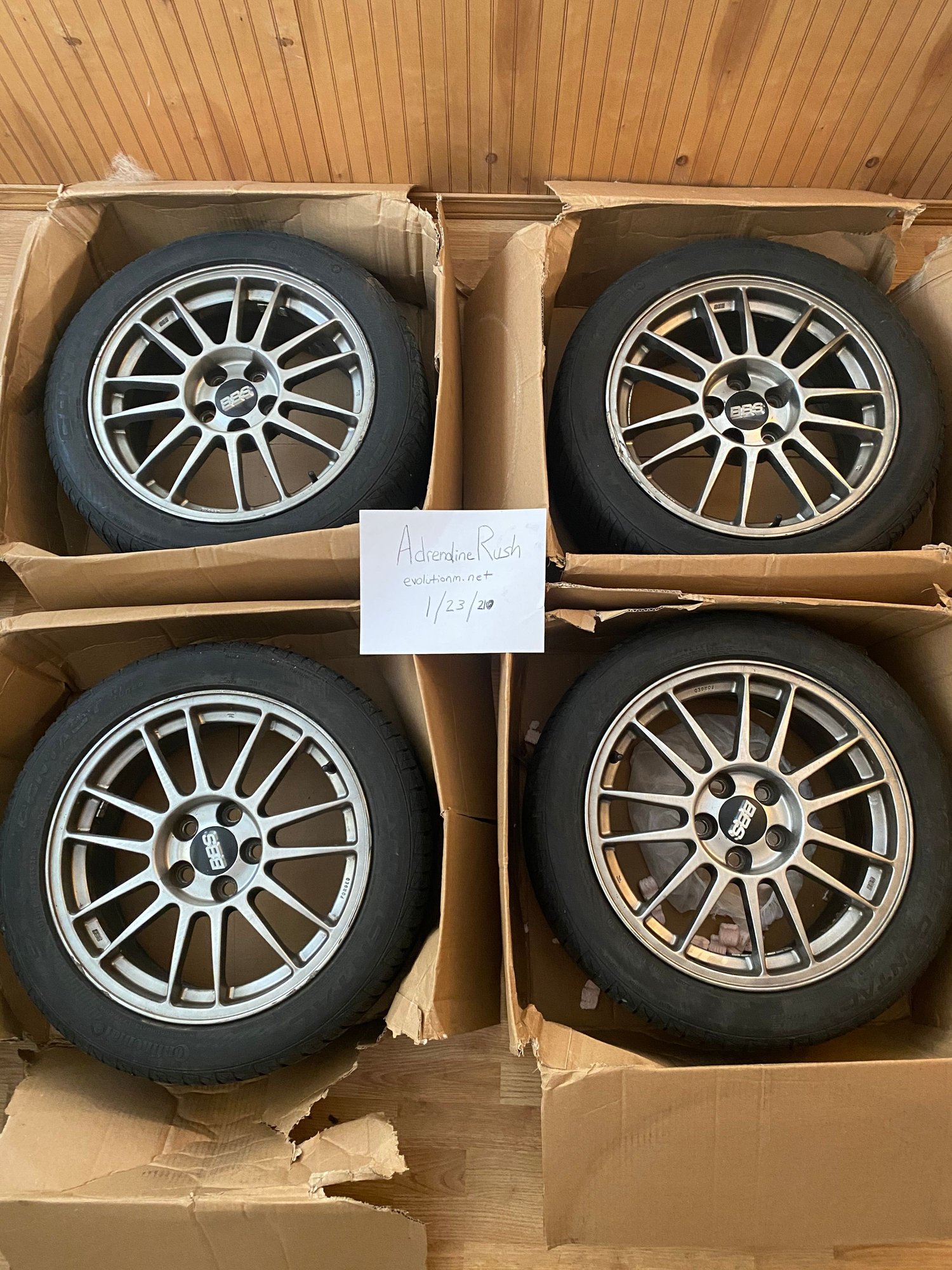 2003 Mitsubishi Lancer Evolution - Evo IX BBS (one wheel chipped) - Wheels and Tires/Axles - $750 - St Louis, MO 63044, United States