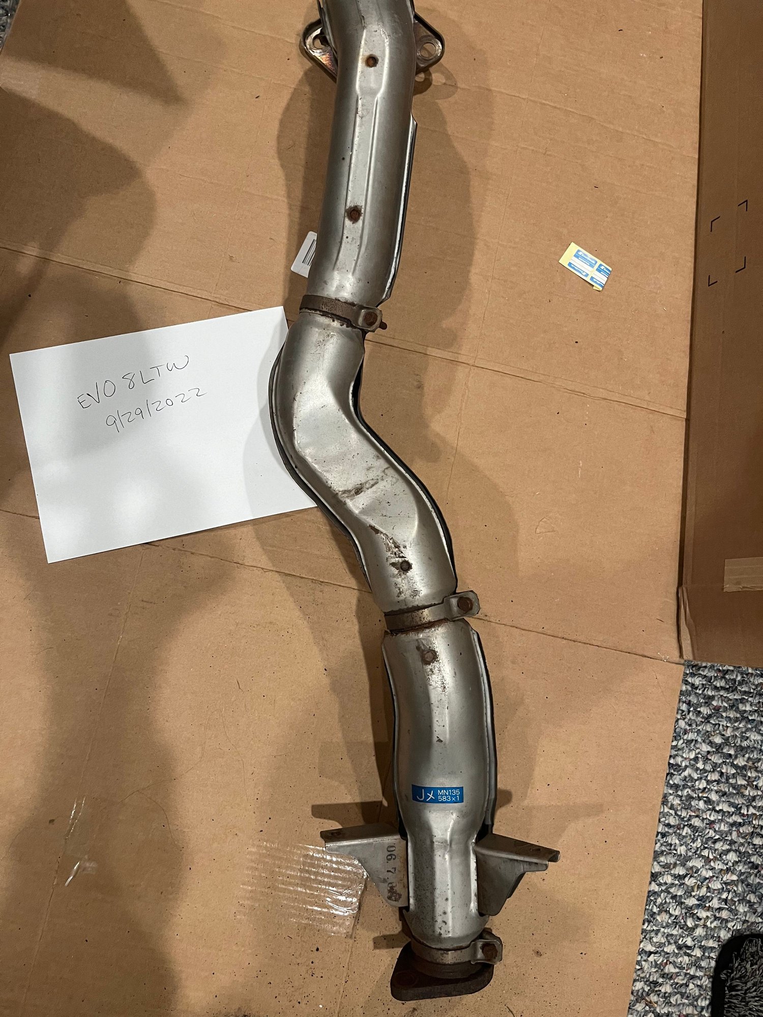 Engine - Exhaust - Evo9 OEM downpipe - Used - 2006 Mitsubishi Lancer Evolution - Great Falls, VA 22066, United States