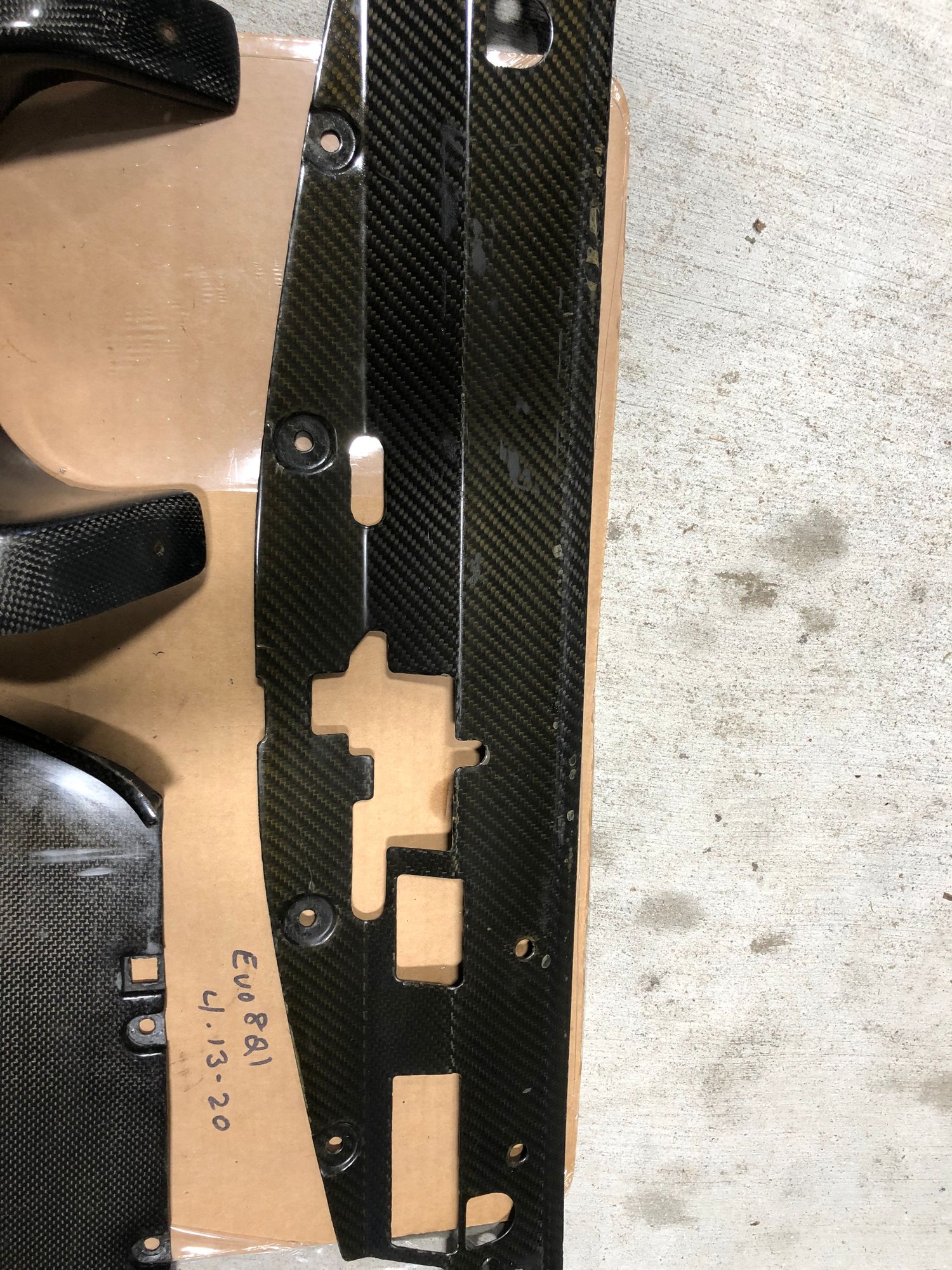 Exterior Body Parts - Evo 8-9 APR Carbon pieces - Used - 2003 to 2006 Mitsubishi Lancer Evolution - Baton Rouge, LA 70726, United States