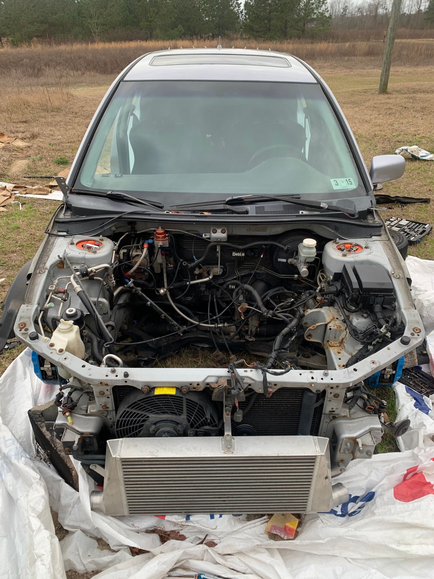 2003 Mitsubishi Lancer Evolution - Shell for sale - Used - VIN JA3AH86F33U107434 - 150,000 Miles - 4 cyl - AWD - Manual - Sedan - Silver - Orrum, NC 28369, United States