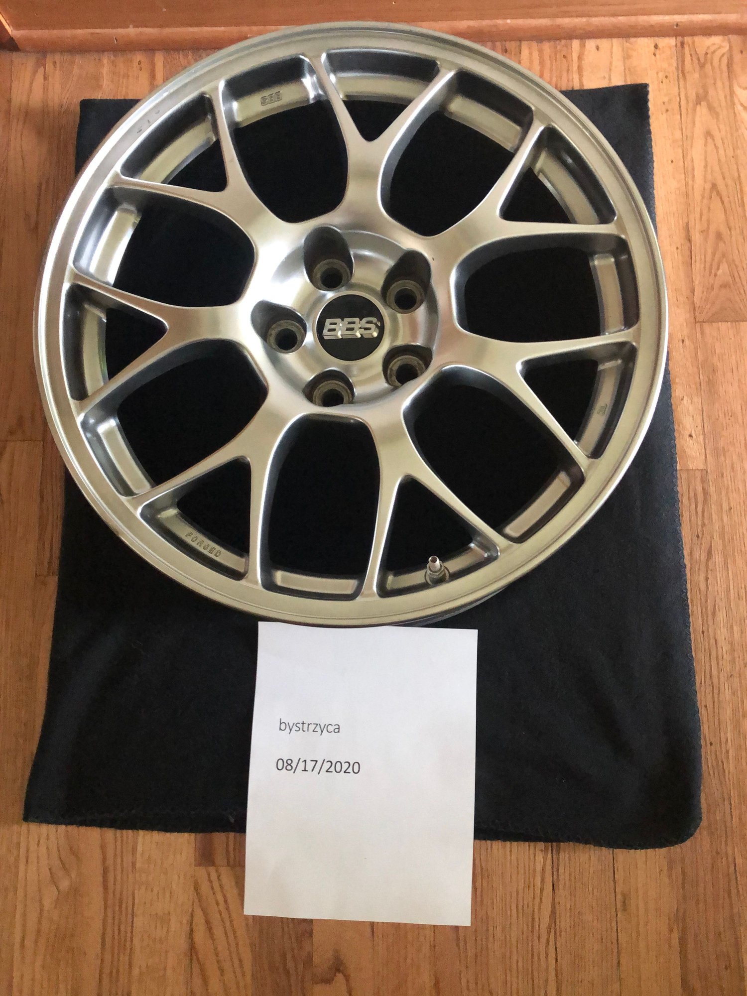 Wheels and Tires/Axles - 4 Mitsubishi OEM Evo X MR BBS Wheel (4250A734)/bonus New OEM 4 TPMS sensors - Used - 2008 to 2015 Mitsubishi Lancer Evolution - Wheat Ridge, CO 80033, United States