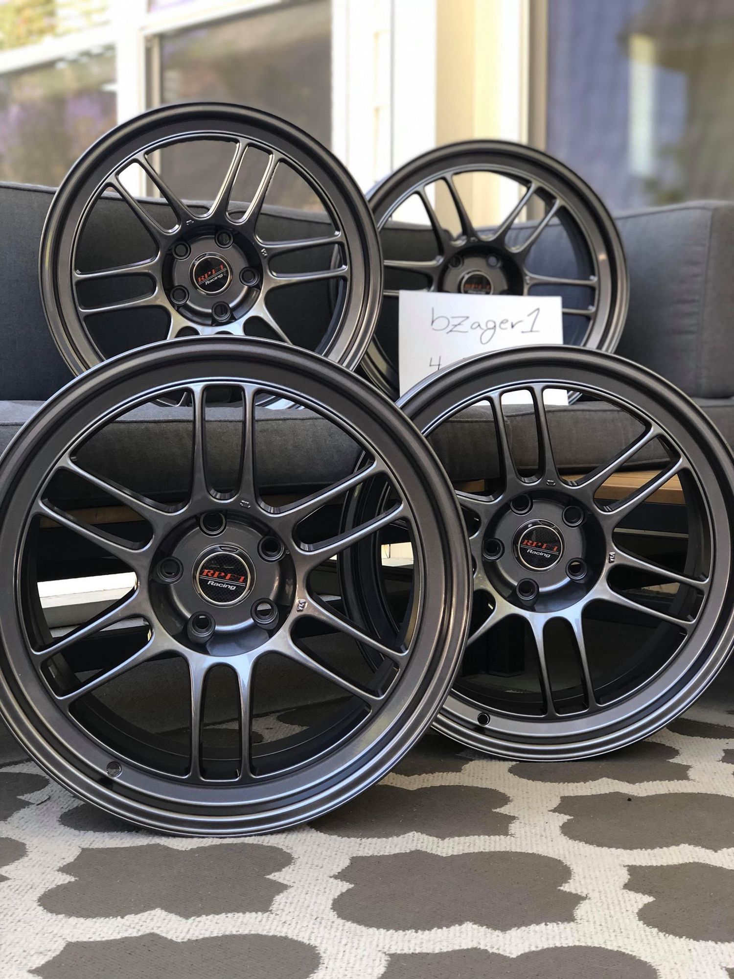 Wheels and Tires/Axles - RPF1s - Used - 2008 to 2015 Mitsubishi Lancer Evolution - Summerville, SC 29486, United States