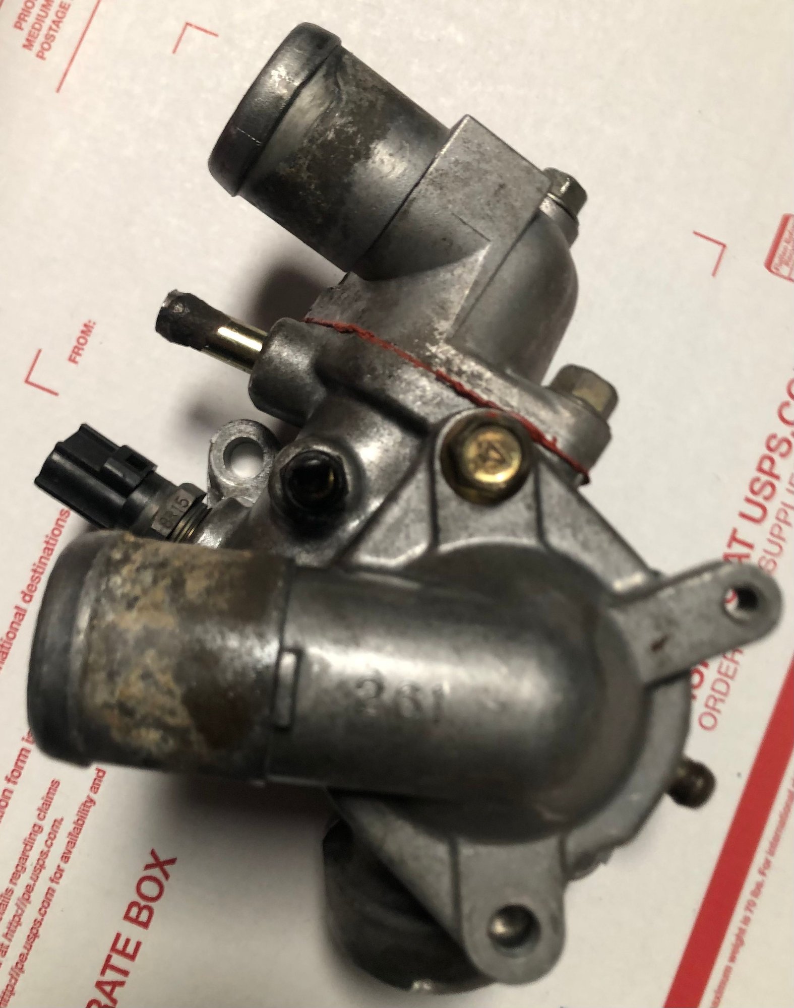 Engine - Internals - Evo 4-5-6 thermostat housing. - Used - -1 to 2027  All Models - Henderson, NV 89052, United States