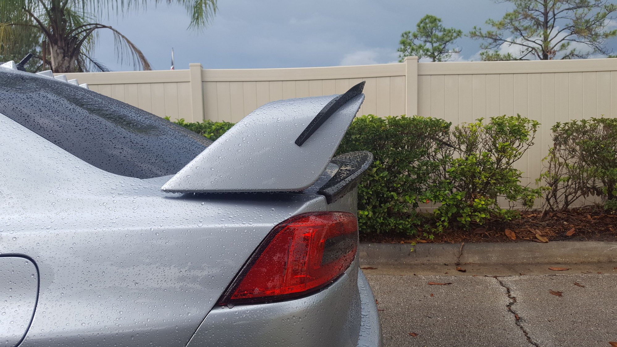 EVO X Password JDM Carbon Fiber Gurney Flap and Carbon Fiber duckbill