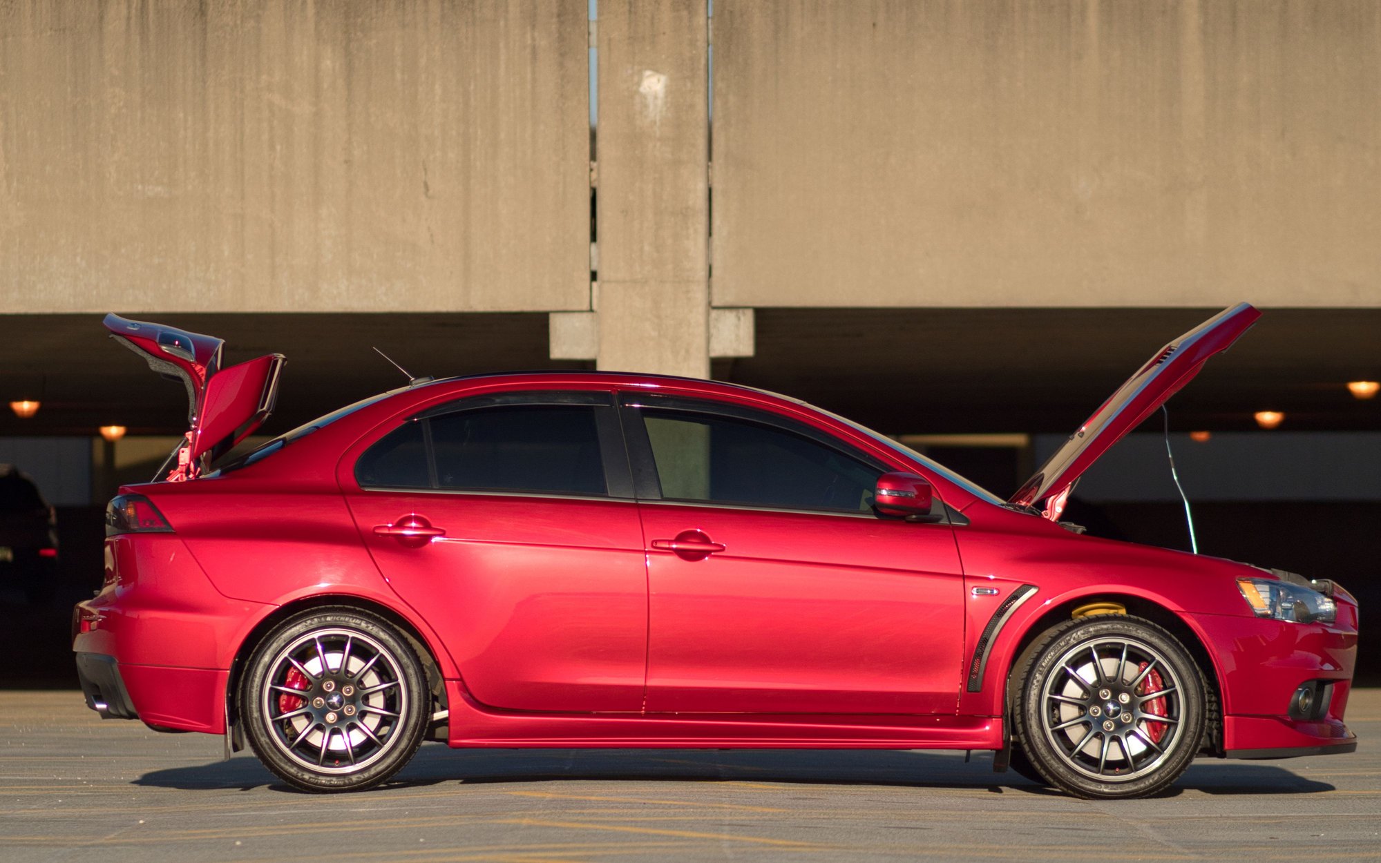 2015 Mitsubishi Lancer Evolution - 2015 Evo X Final Edition #871 - Stock and Low Miles! - Used - VIN JA32W7FV4FU028399 - 14,000 Miles - 4 cyl - AWD - Manual - Sedan - Red - Farmington, MI 48331, United States