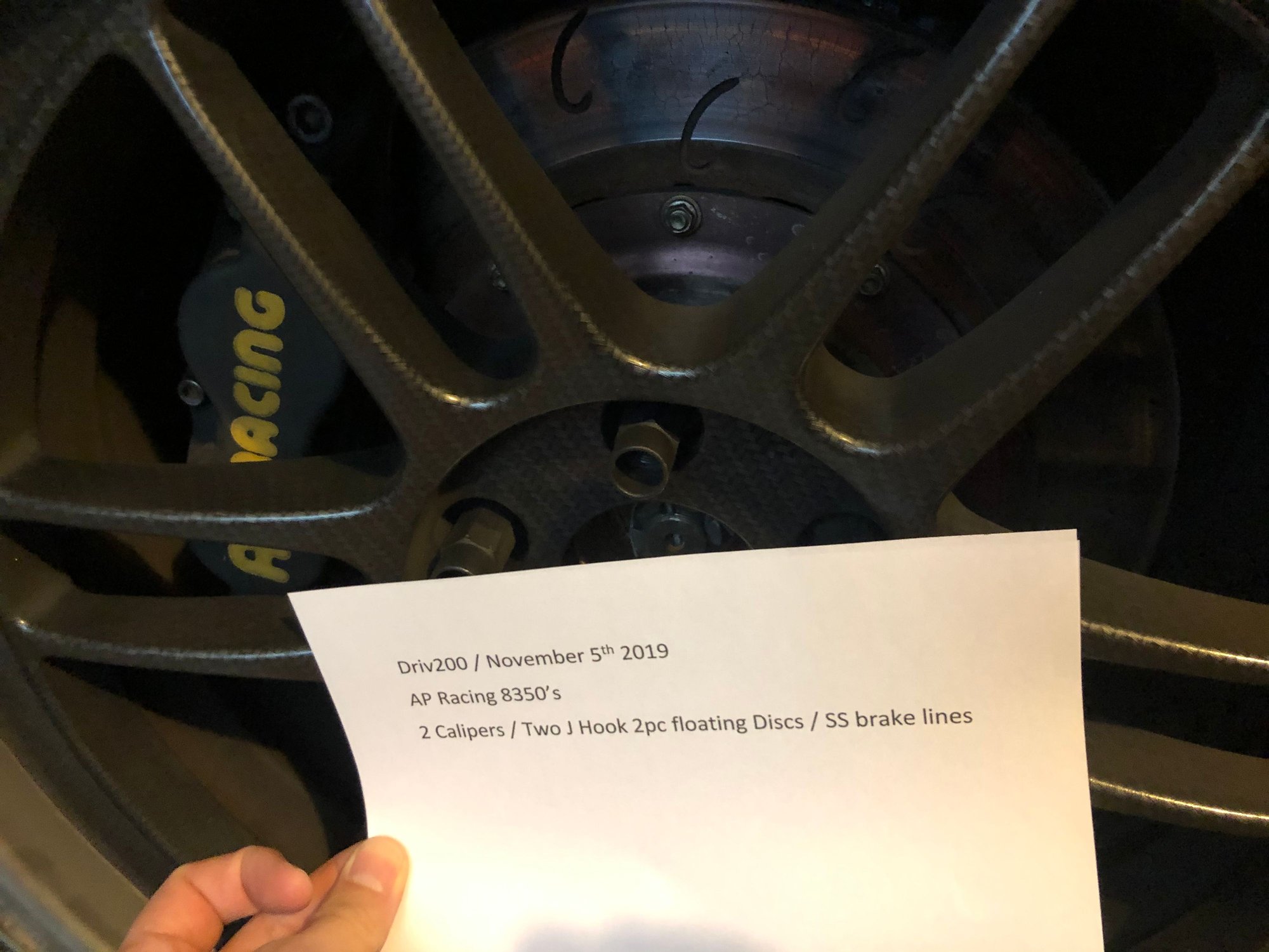 Brakes - AP Racing Competition Brakes CP8350's, J-Hook Discs, and DTC70 pads w/ extra's - Used - 2003 to 2006 Mitsubishi Lancer Evolution - Edmond, OK 73025, United States
