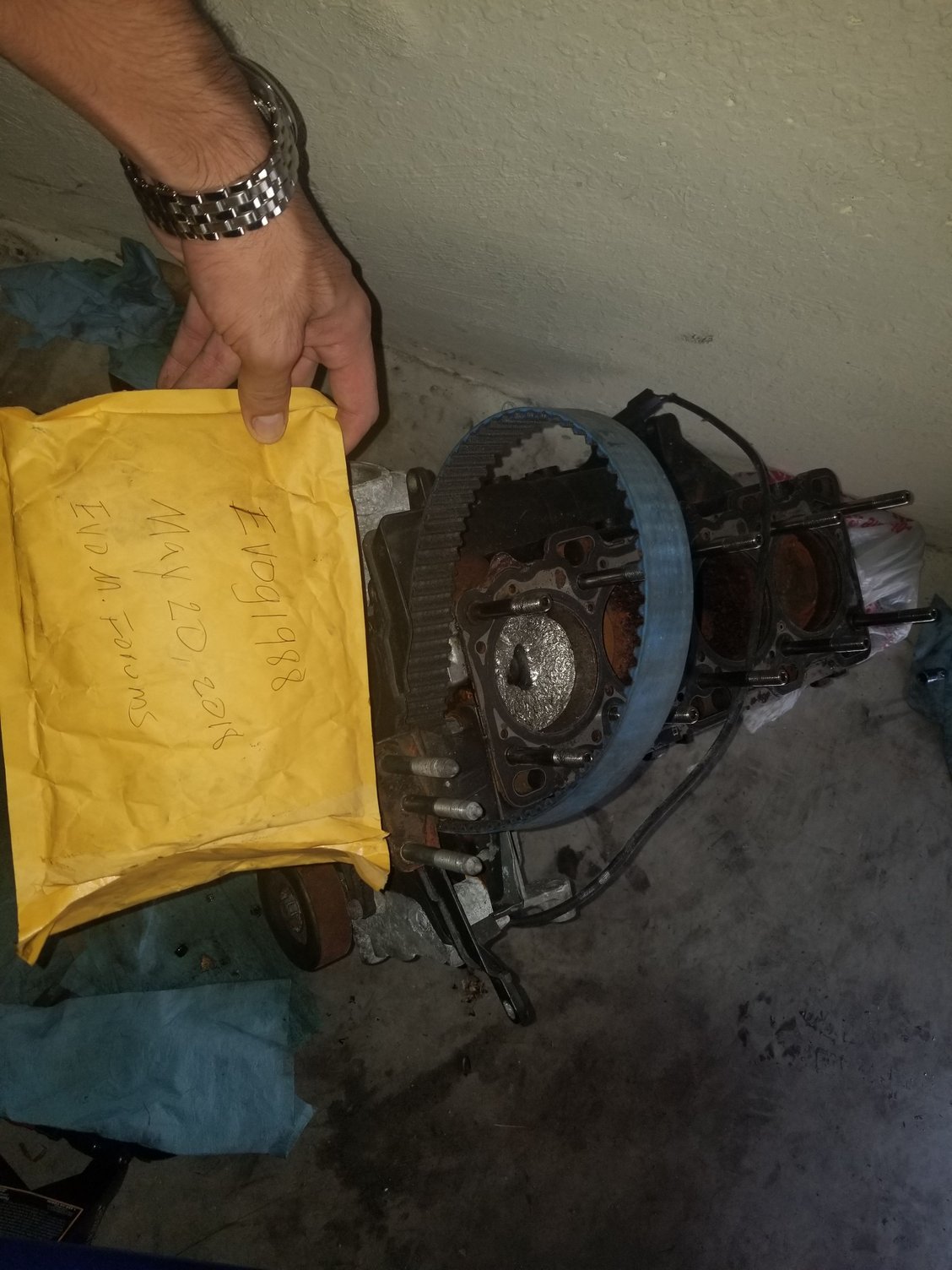 Engine - Complete - FREE blown shortblock with oil pan. - Used - 2003 to 2006 Mitsubishi Lancer Evolution - Sunrise, FL 33325, United States