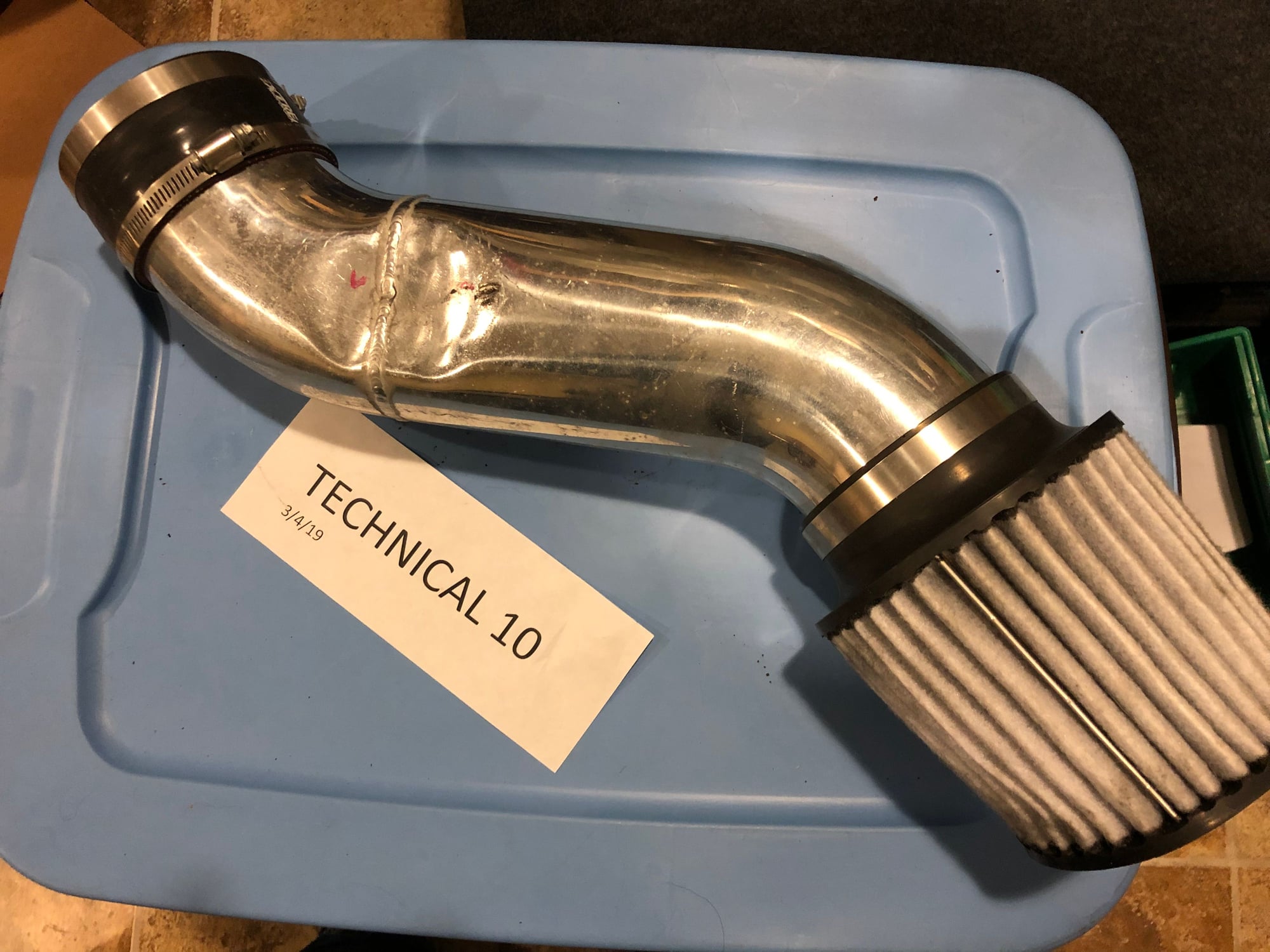 Engine - Intake/Fuel - 4" intake pipe w/ AEM dry-flow filter - Used - Gambrills, MD 21054, United States
