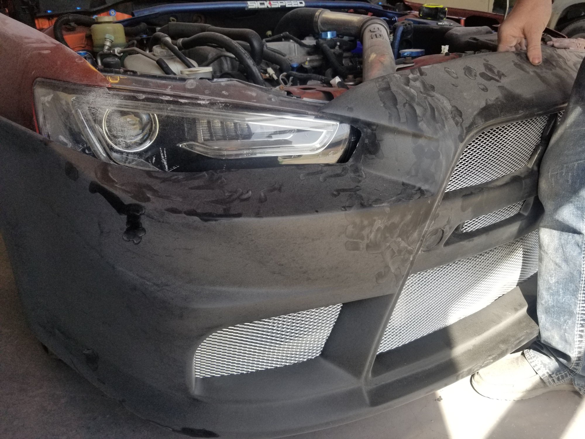 Exterior Body Parts - Got F$%ked on a Duraflex kit.  Car is apart at the body shop. Need evo x fr bumper & - New or Used - 2008 to 2015 Mitsubishi Lancer Evolution - Springfield, MO 65807, United States