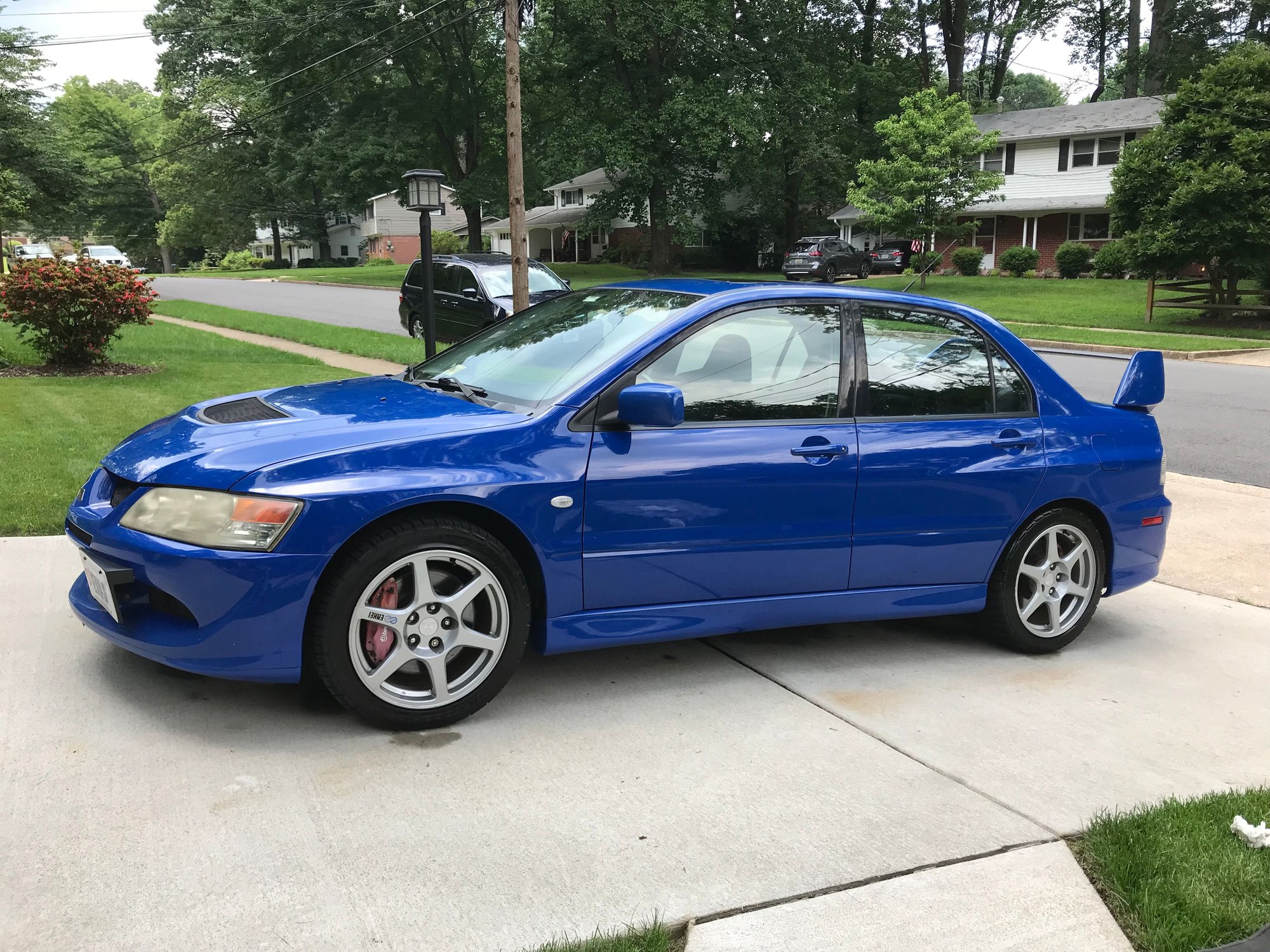 2003 Mitsubishi Lancer Evolution - For Sale: 2003 Mitsubishi Lancer Evolution, Original Owner - Used - VIN JA3AH86F73U098611 - 112,600 Miles - 4 cyl - AWD - Manual - Sedan - Blue - Springfield, VA 22151, United States
