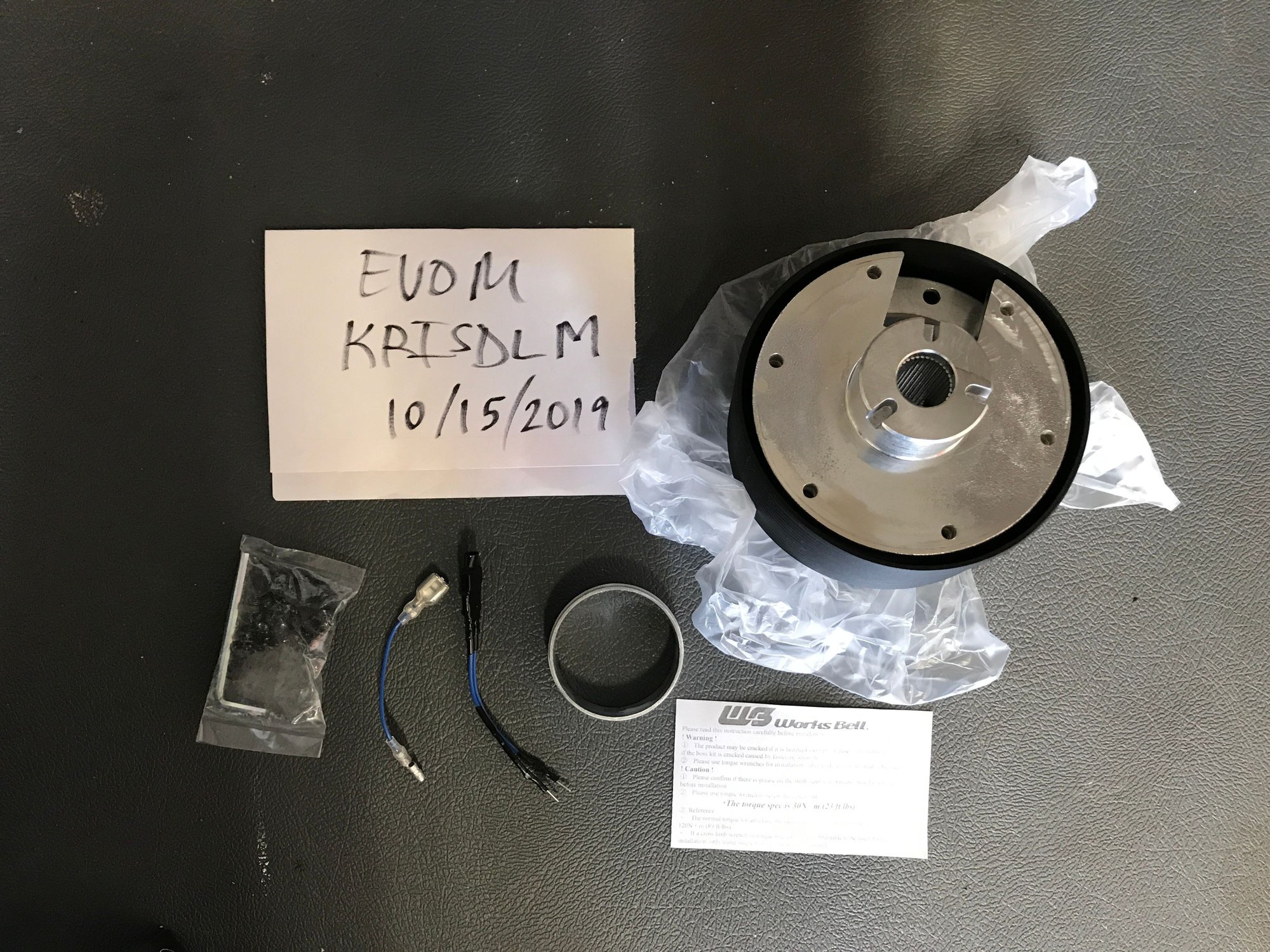 Interior/Upholstery - Works Bell Standard Hub - New - 2001 to 2015 Mitsubishi Lancer Evolution - San Francisco, CA 94132, United States