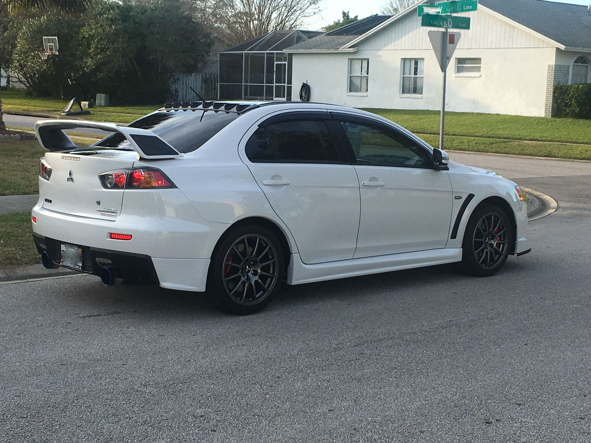 Vortex Generator for a FE EvolutionM Mitsubishi Lancer and Lancer