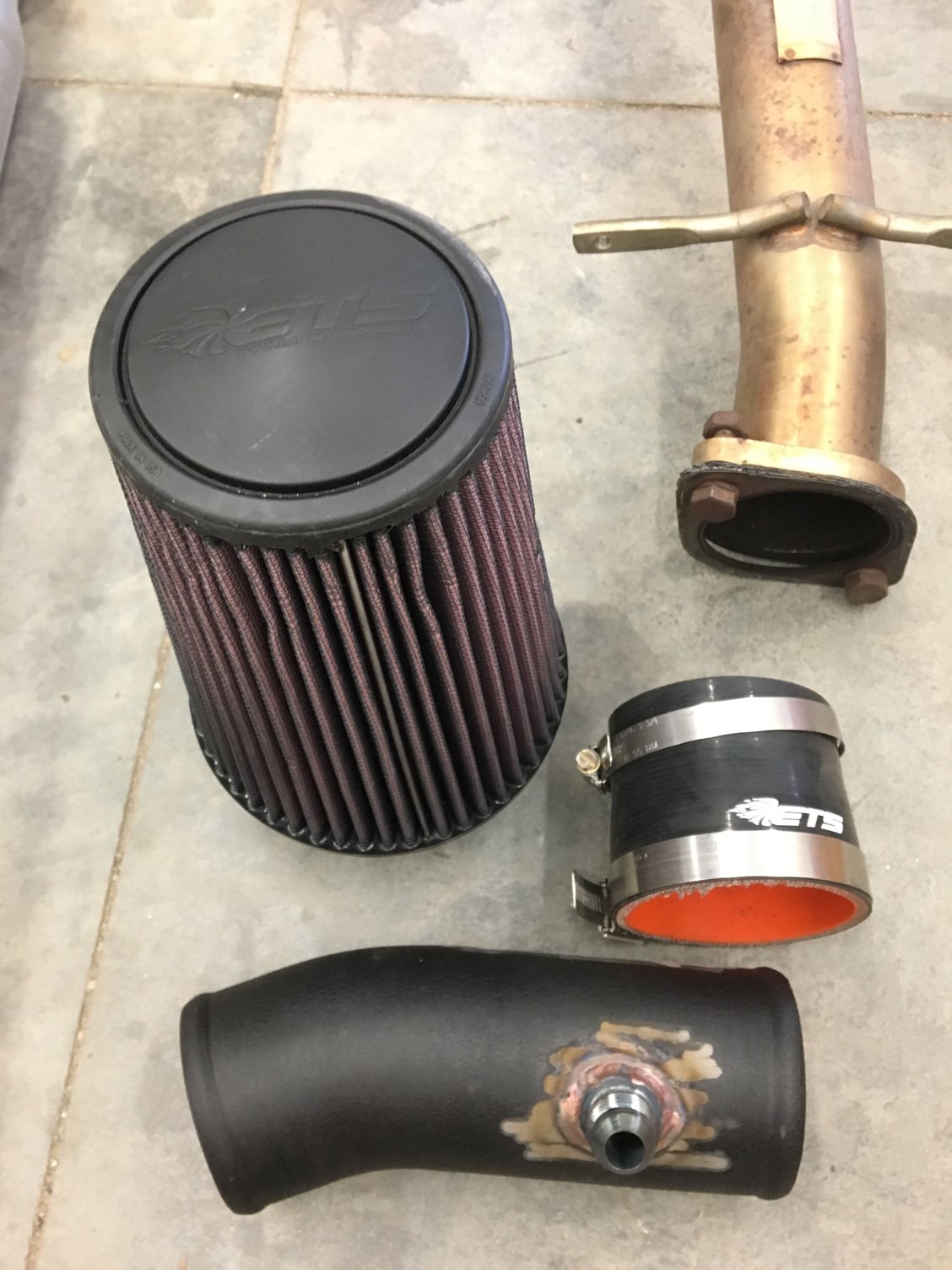 Engine - Intake/Fuel - ETS 3" Speed Density Intake with 10an fitting - Used - 2003 to 2006 Mitsubishi Lancer Evolution - Burlington, NC 27215, United States