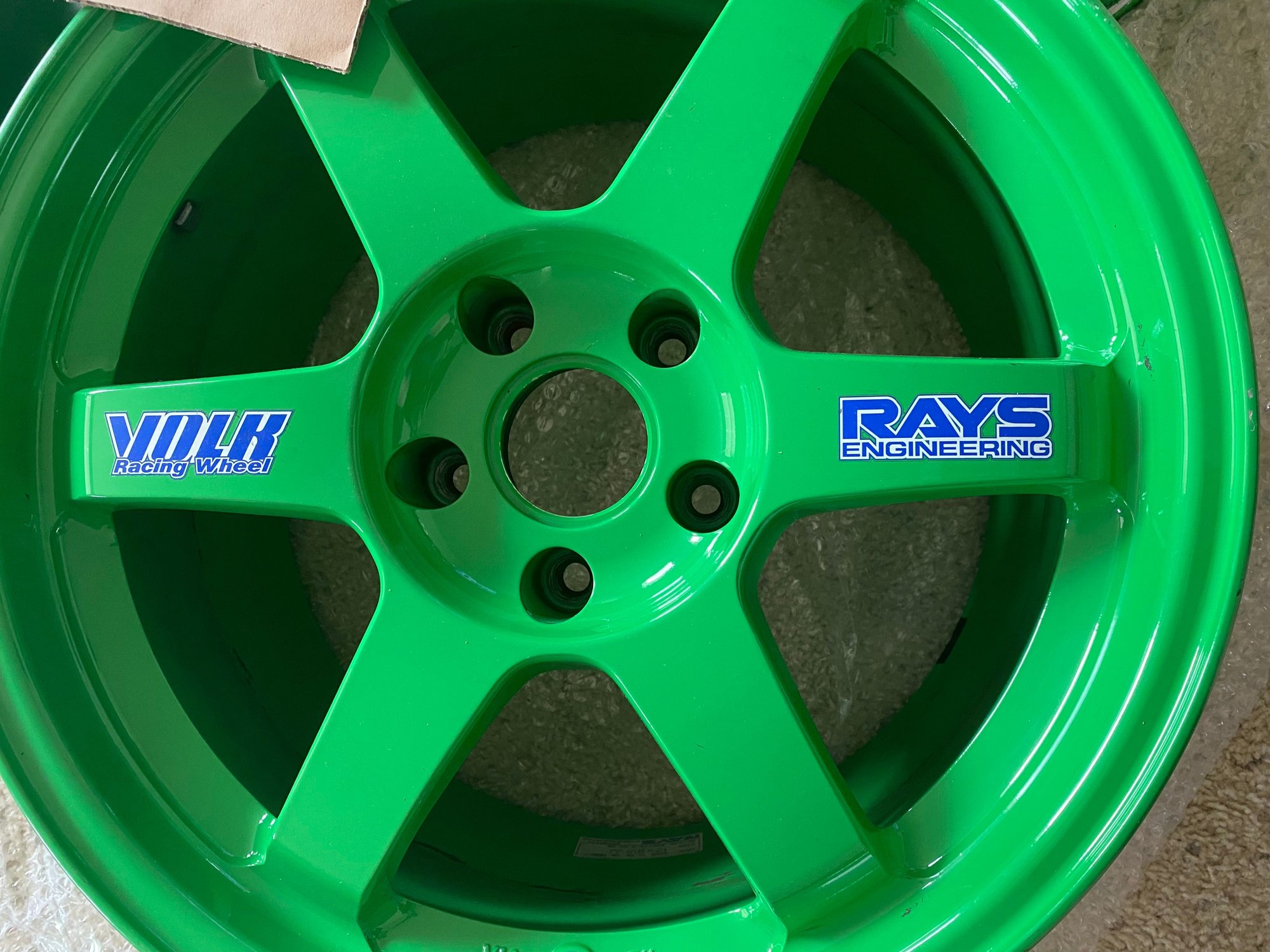 Wheels and Tires/Axles - Takata Green TE37 - Used - 2000 to 2021 Mitsubishi All Models - Portland, OR 97236, United States