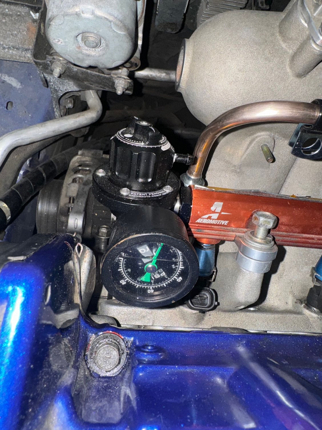 Close of of Radium FPR with gauge