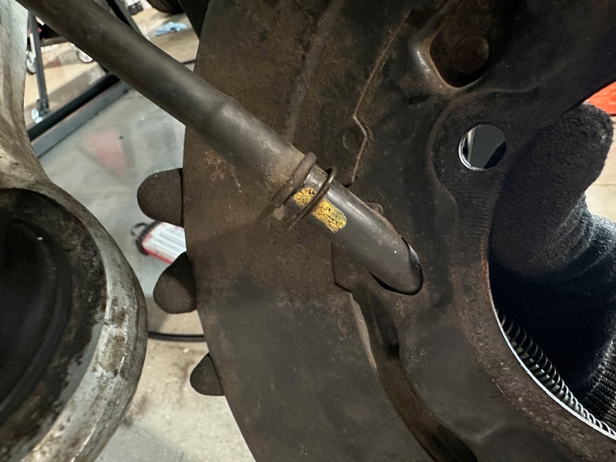 Parking brake cable clip