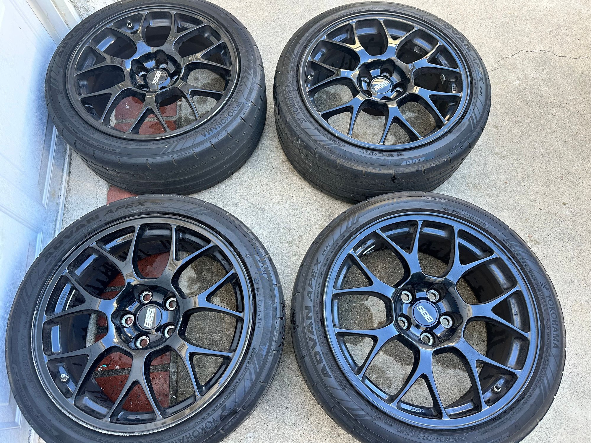 Wheels and Tires/Axles - BBS forged wheels 18” x 8.5” +38 OEM Evolution X MR - Used - -1 to 2025  All Models - Glendale, CA 91205, United States