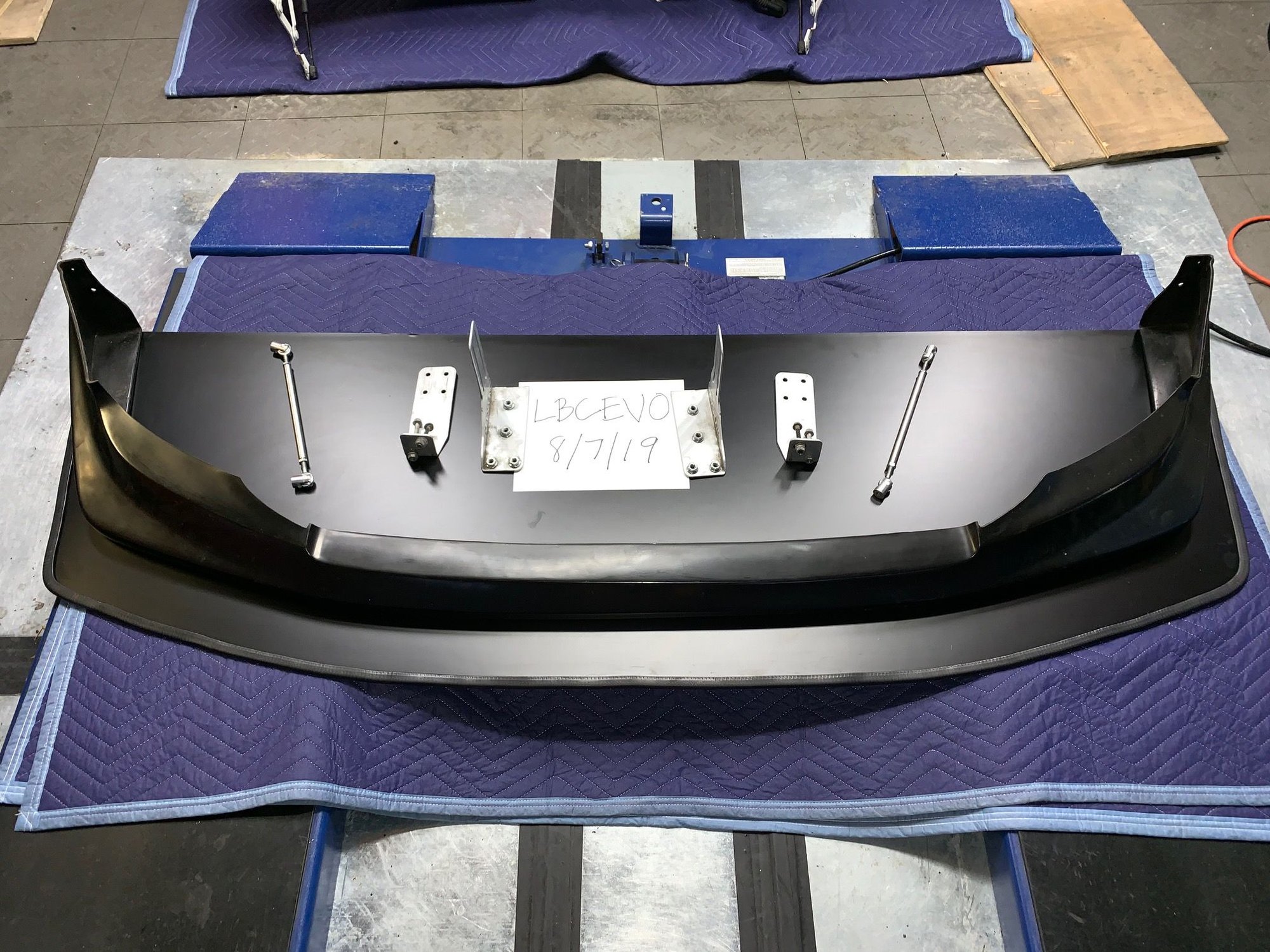 Exterior Body Parts - Alumalite Racing Splitter with VT Style Lip - New - 2008 to 2015 Mitsubishi Lancer Evolution - Sherman Oaks, CA 91423, United States