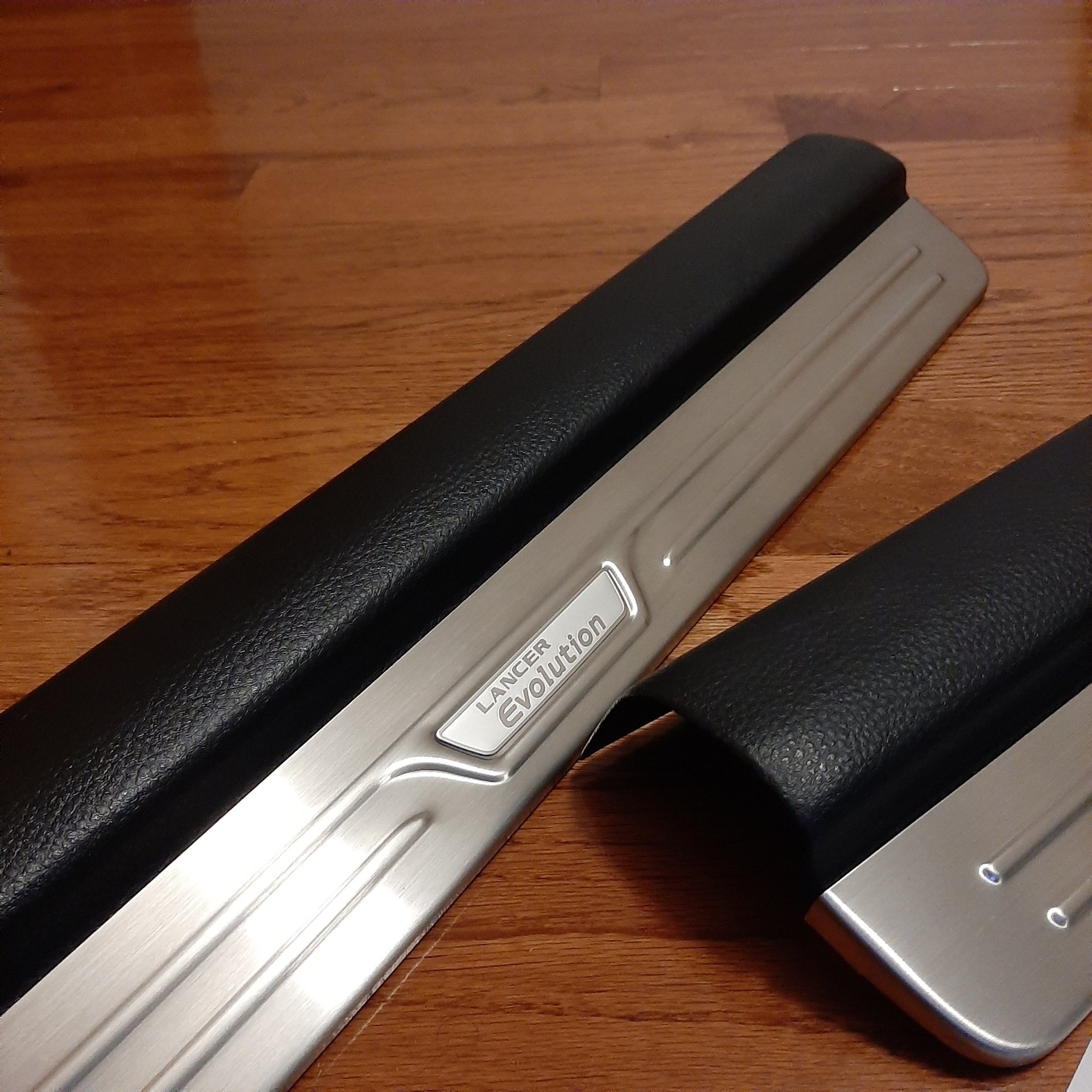 Interior/Upholstery - Evo 8/9 Genuine aluminum scuff plates *DISCONTINUED* - Used - 2003 to 2006 Mitsubishi Lancer Evolution - Winnipeg, MB R3R3G3, Canada