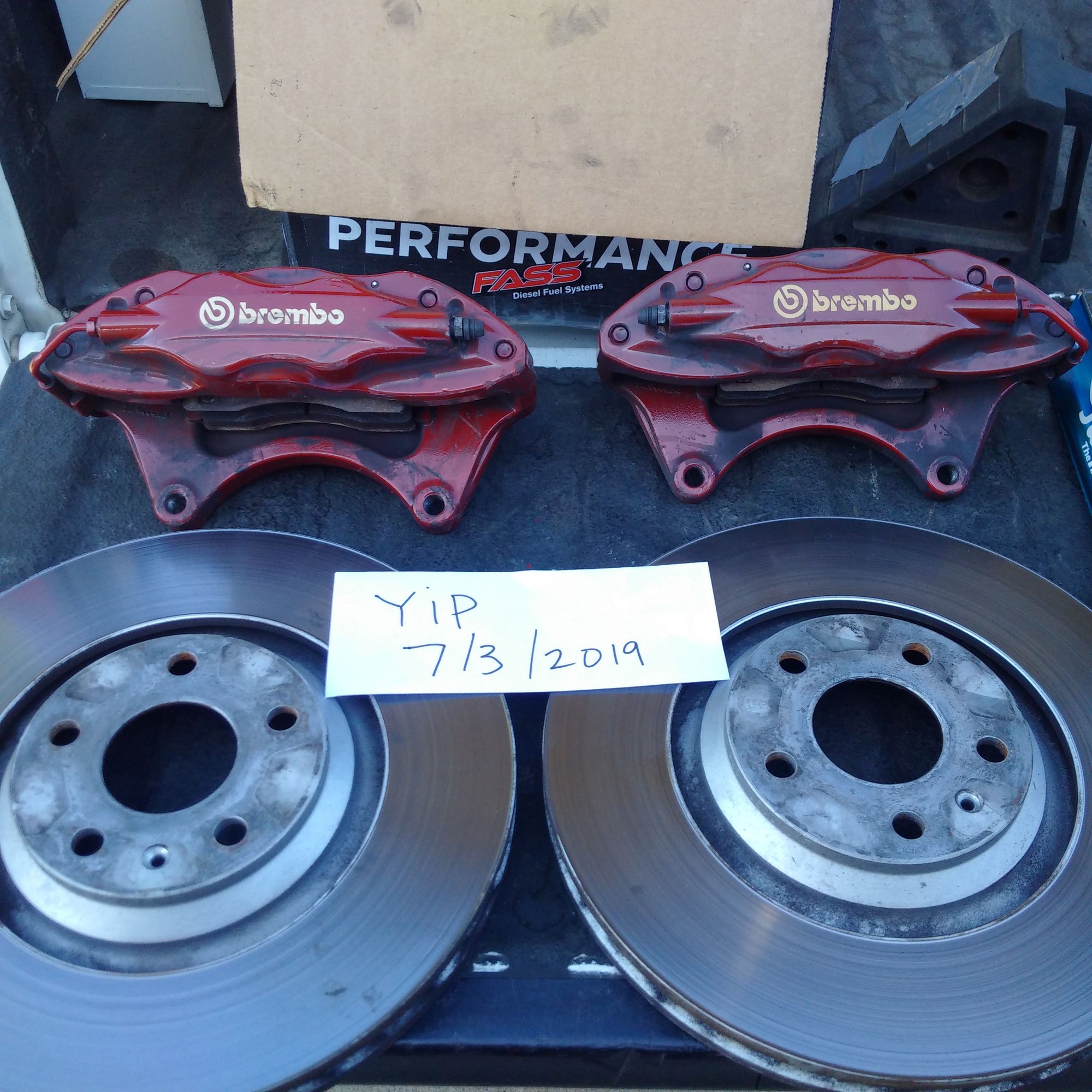 Brakes - EVO X Clipers, Rotors & Pads - Used - 2003 to 2015 Mitsubishi Lancer Evolution - Torrance, CA 90505, United States
