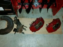 Brakes/Knuckles removed
