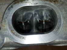 Exhaust side needed new valve guides.