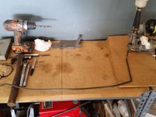 First attempt at the hardline to go from passenger to driver side where evap is. May redo it but this one will work.